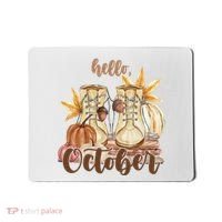 Hello October Fall Lover Mousepad thumb 0