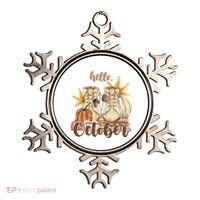 Hello October Fall Lover Ornament thumb 0