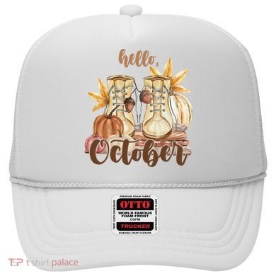 Hello October Fall Lover Hat