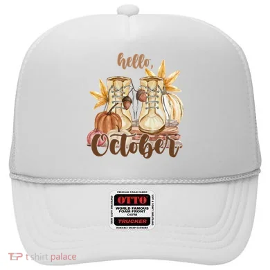 Hello October Fall Lover Hat