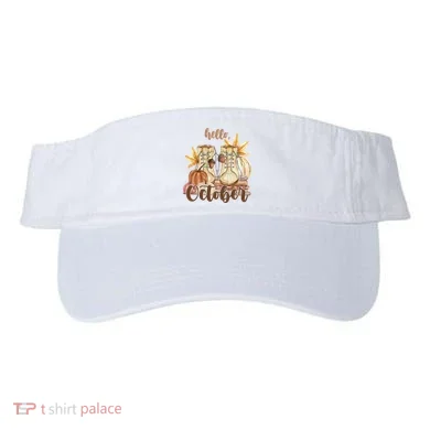Hello October Fall Lover Visor