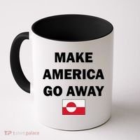 Hands Off Greenland Make America Go Away Coffee Mug thumb 0