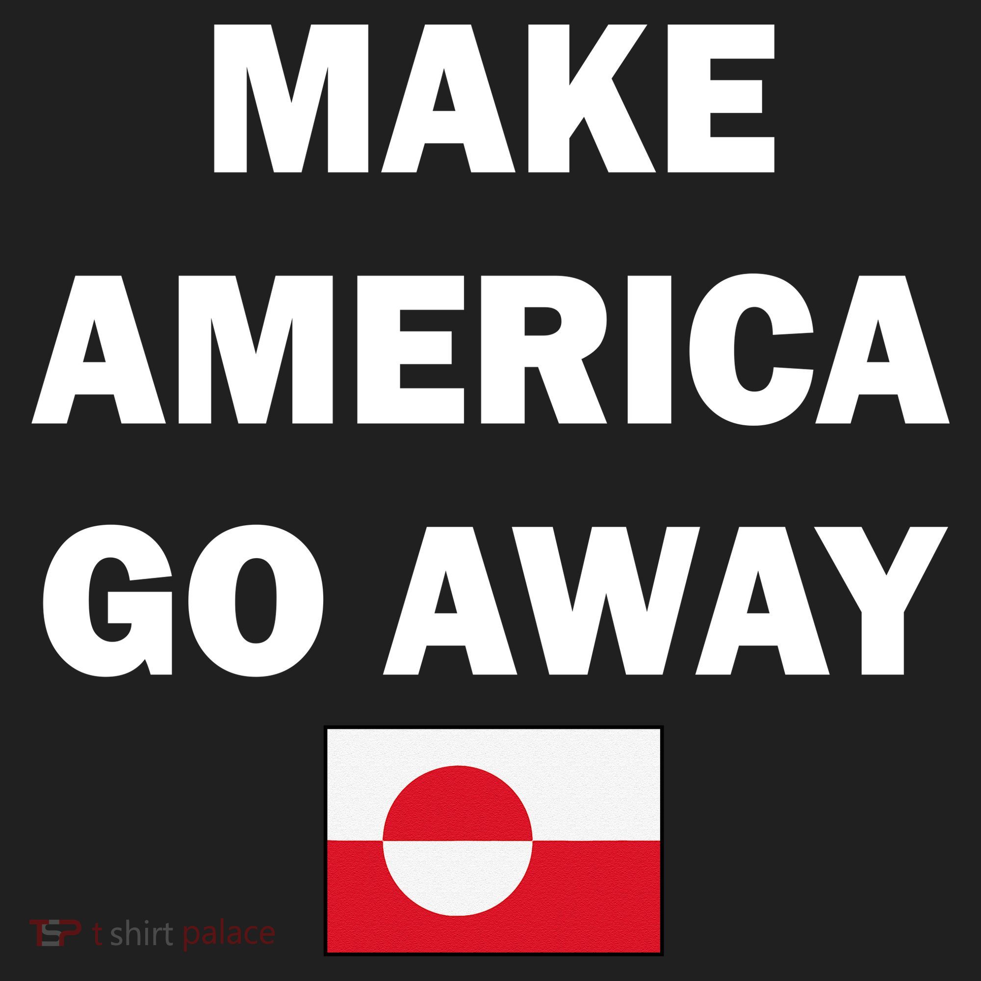 Hands Off Greenland Make America Go Away Beanie