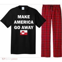 Hands Off Greenland Make America Go Away Pajama Set thumb 0