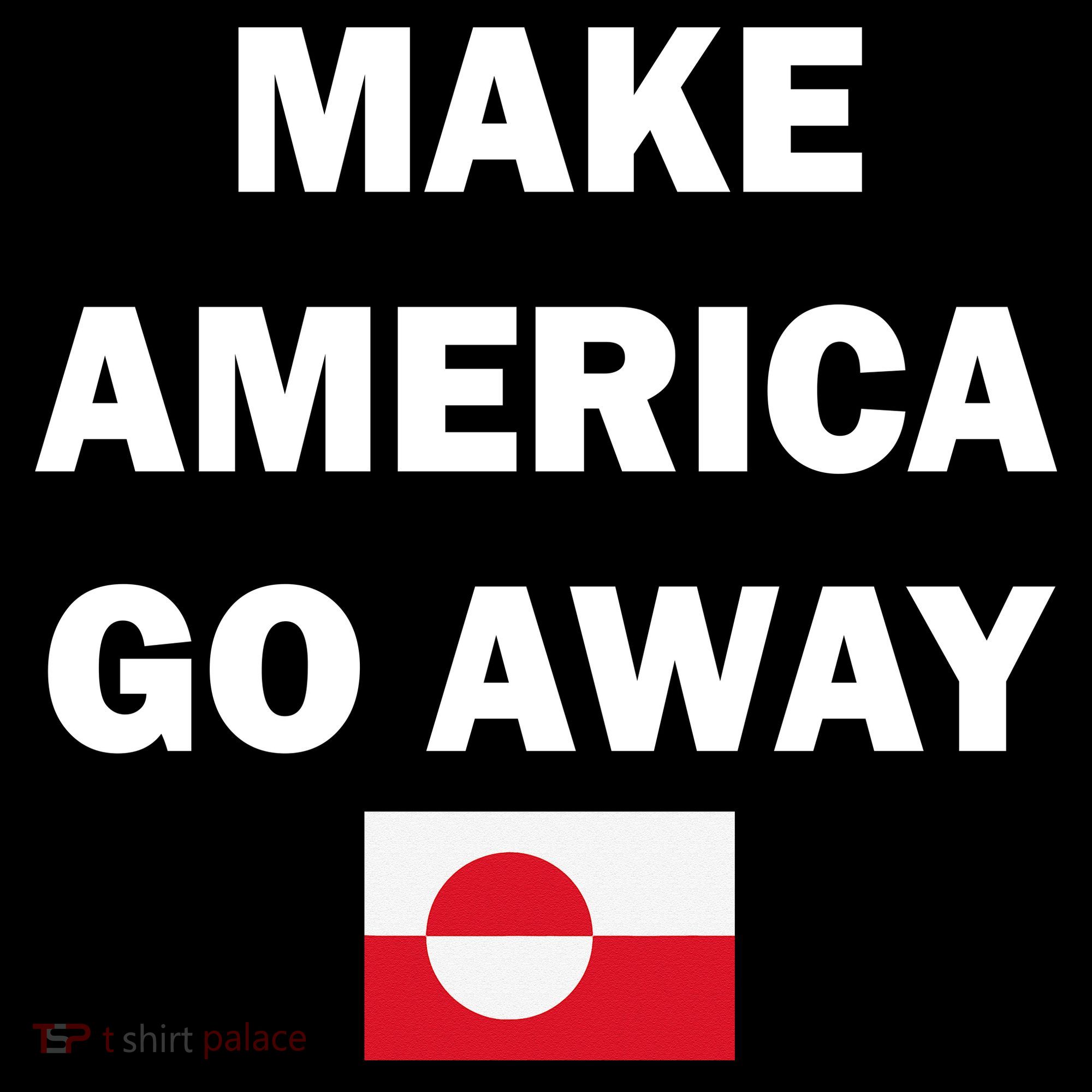 Hands Off Greenland Make America Go Away Mousepad