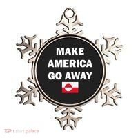 Hands Off Greenland Make America Go Away Ornament thumb 0