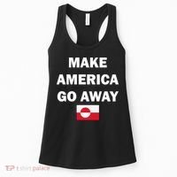 Hands Off Greenland Make America Go Away Women's Tank Top thumb 0