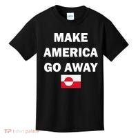 Hands Off Greenland Make America Go Away Kids T-Shirt thumb 0