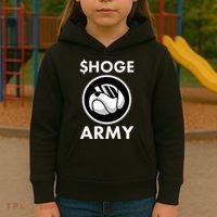 $HOGE ARMY Bitcoin Crypto Coin Doge Kids Hoodie thumb 3