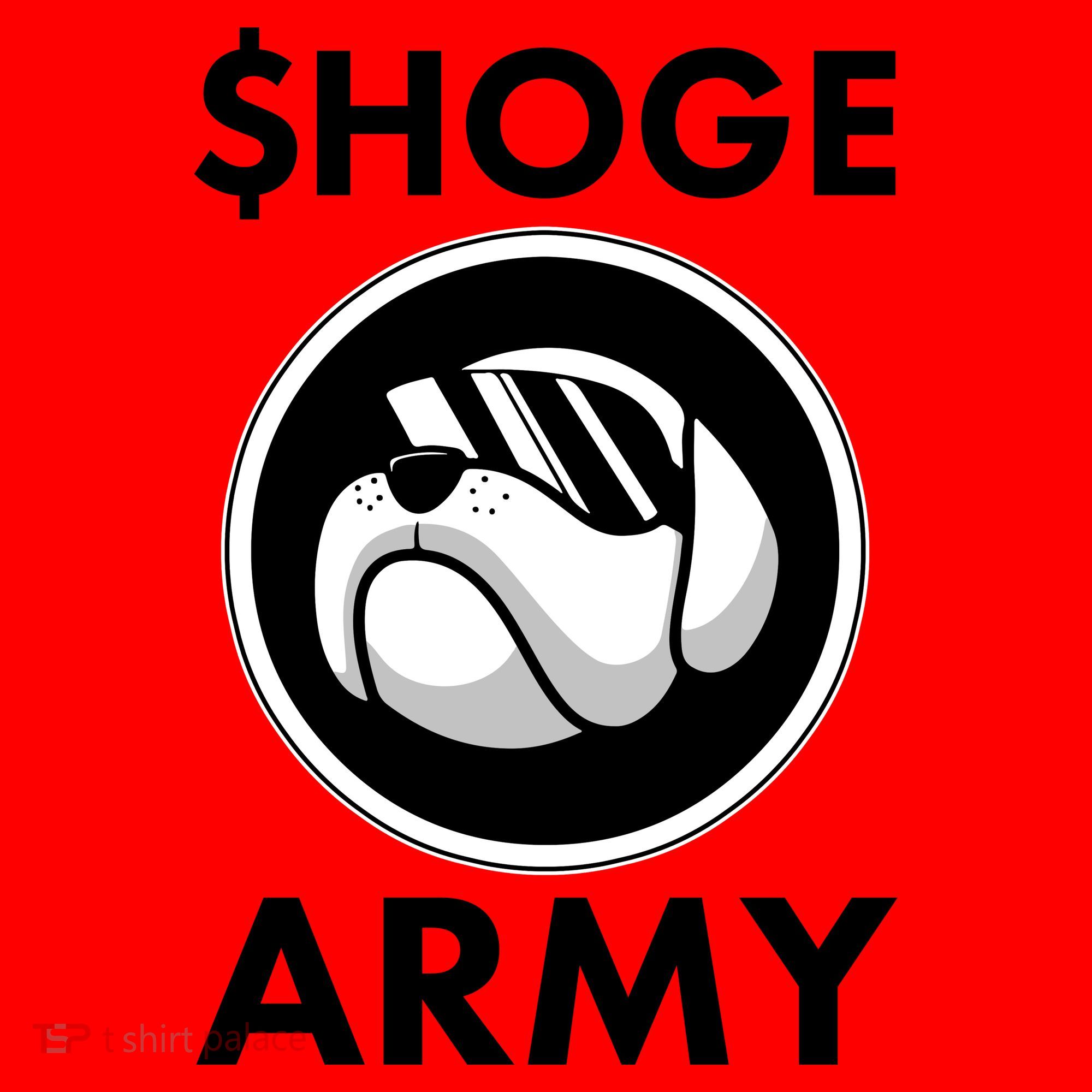 $HOGE ARMY Bitcoin Crypto Coin Doge Santa Hat