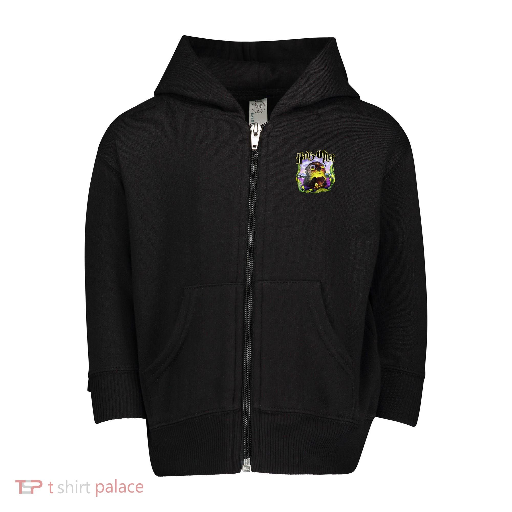 Hairy Otter Toddler Zip Fleece Hoodie