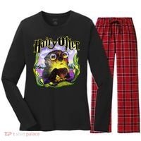 Hairy Otter Women's Long Sleeve Flannel Pajama Set  thumb 0