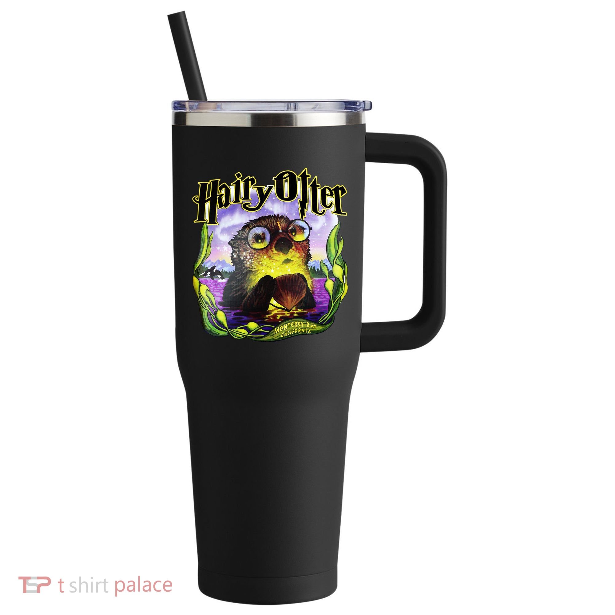 Hairy Otter 40oz Vacuum Insulated Stainless Steel Travel Tumbler