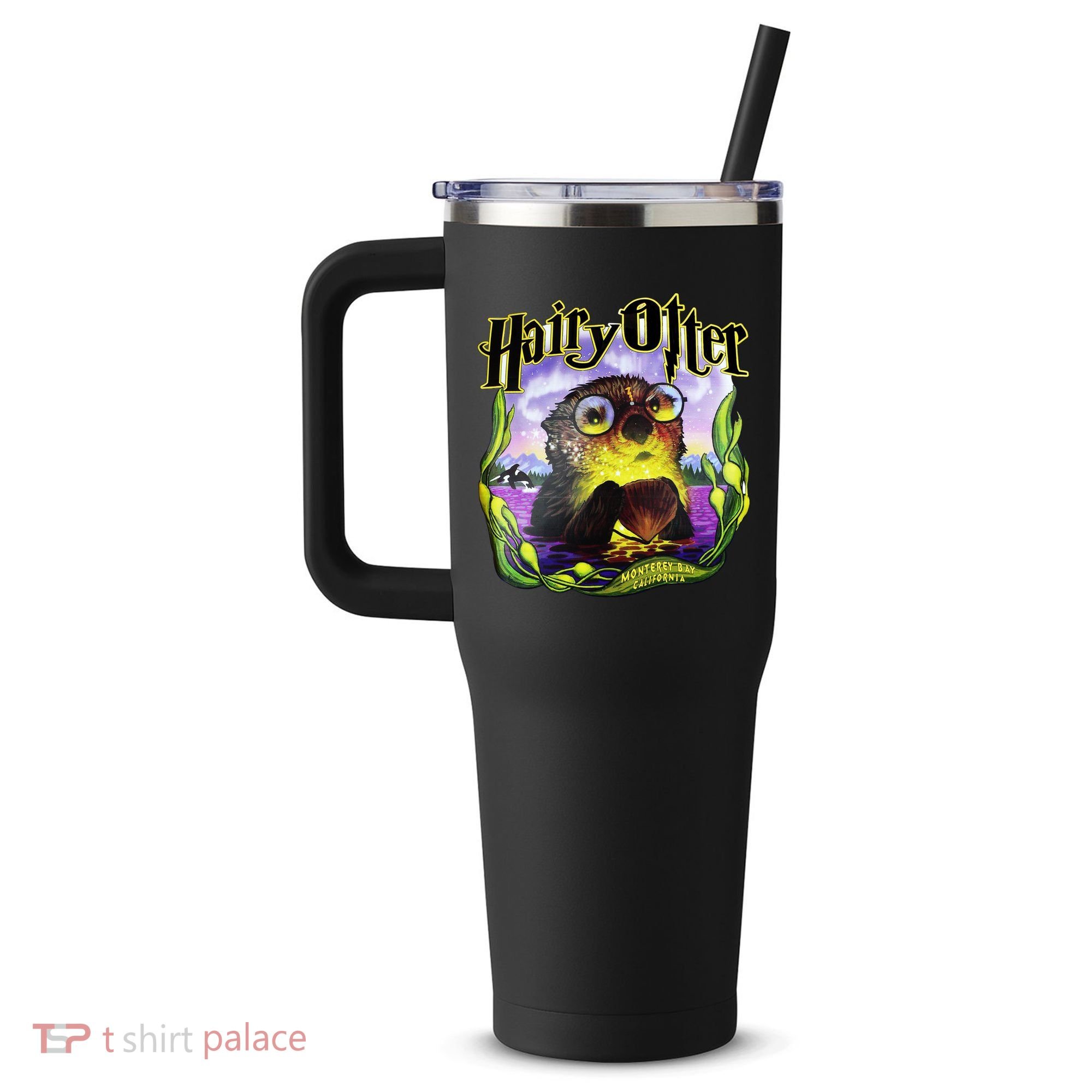 Hairy Otter 40oz Vacuum Insulated Stainless Steel Travel Tumbler