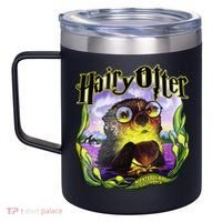 Hairy Otter 12oz Stainless Steel Coffee Mug thumb 2