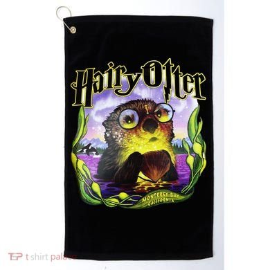 Hairy Otter Golf Towel