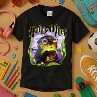 Hairy Otter Kids T-Shirt thumb 3