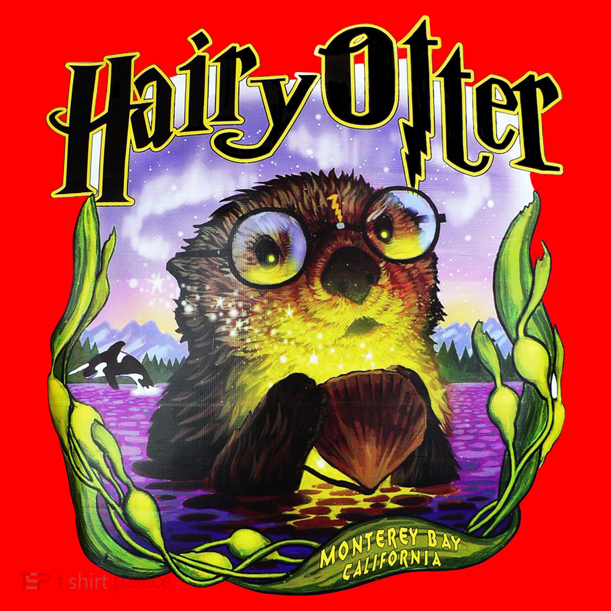 Hairy Otter Santa Hat