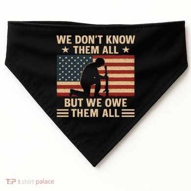 Honoring Our Heroes USA-Made Doggie Bandana