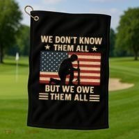 Honoring Our Heroes Golf Towel thumb 1
