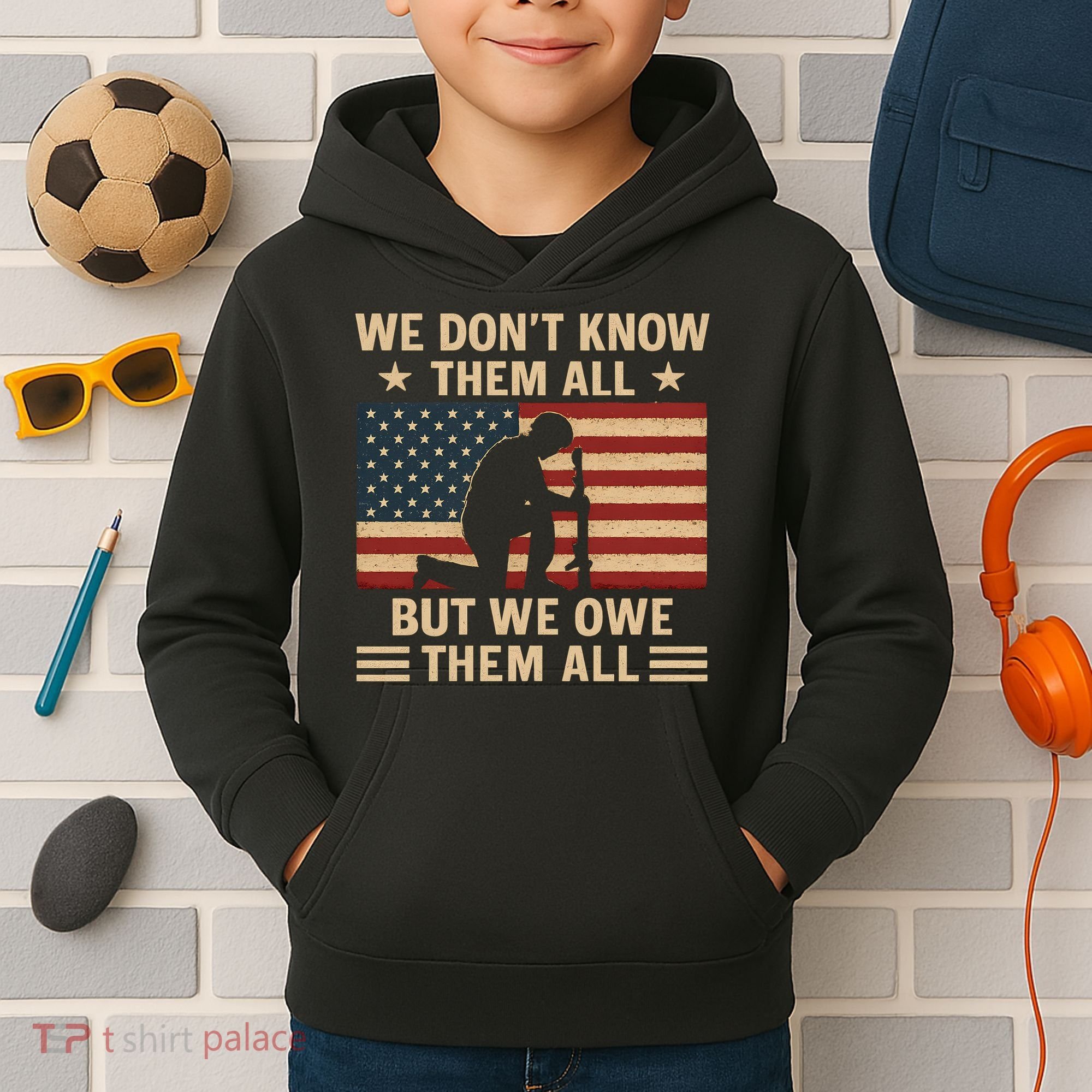 Honoring Our Heroes Kids Hoodie