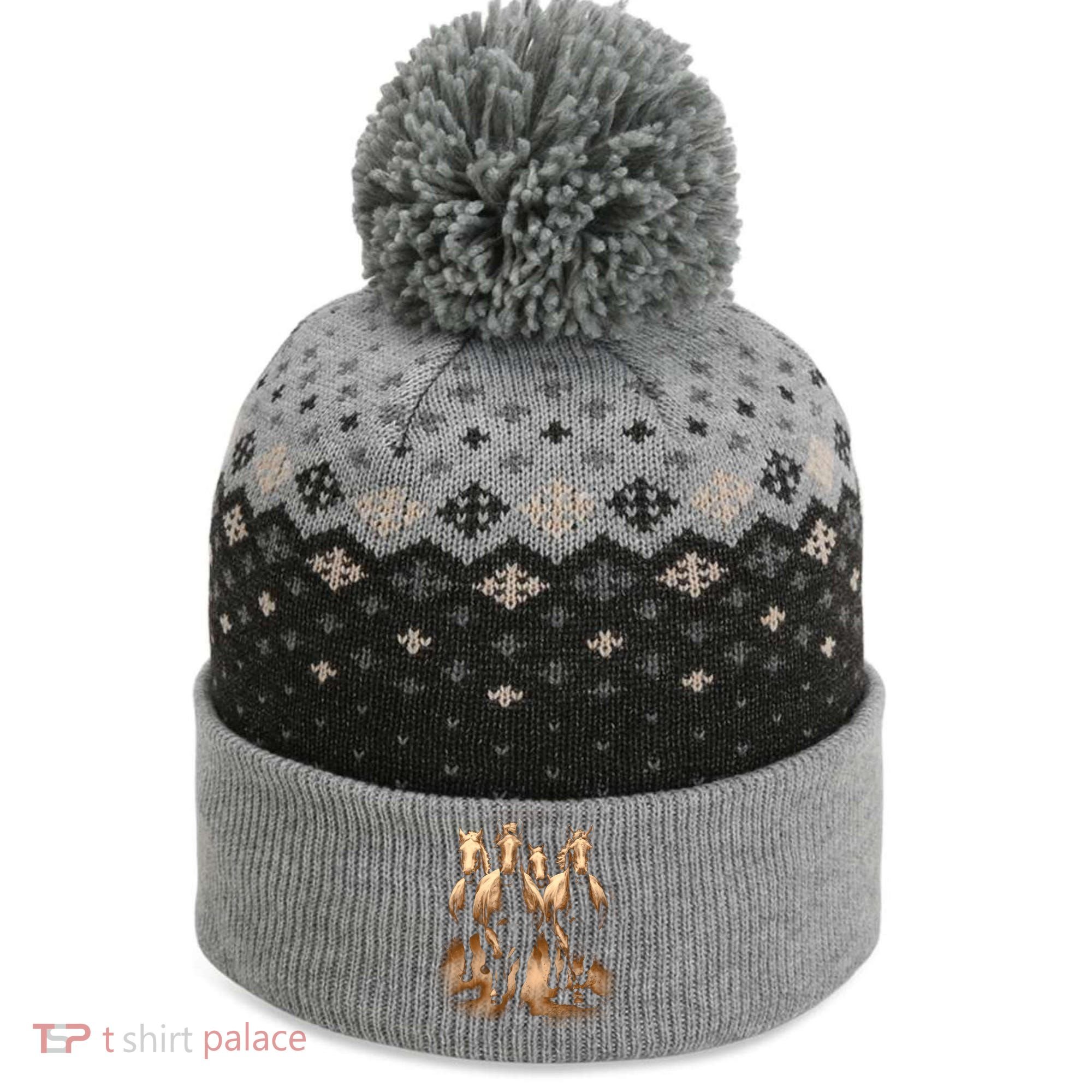 Herd Of Horses The Baniff Cuffed Pom Beanie