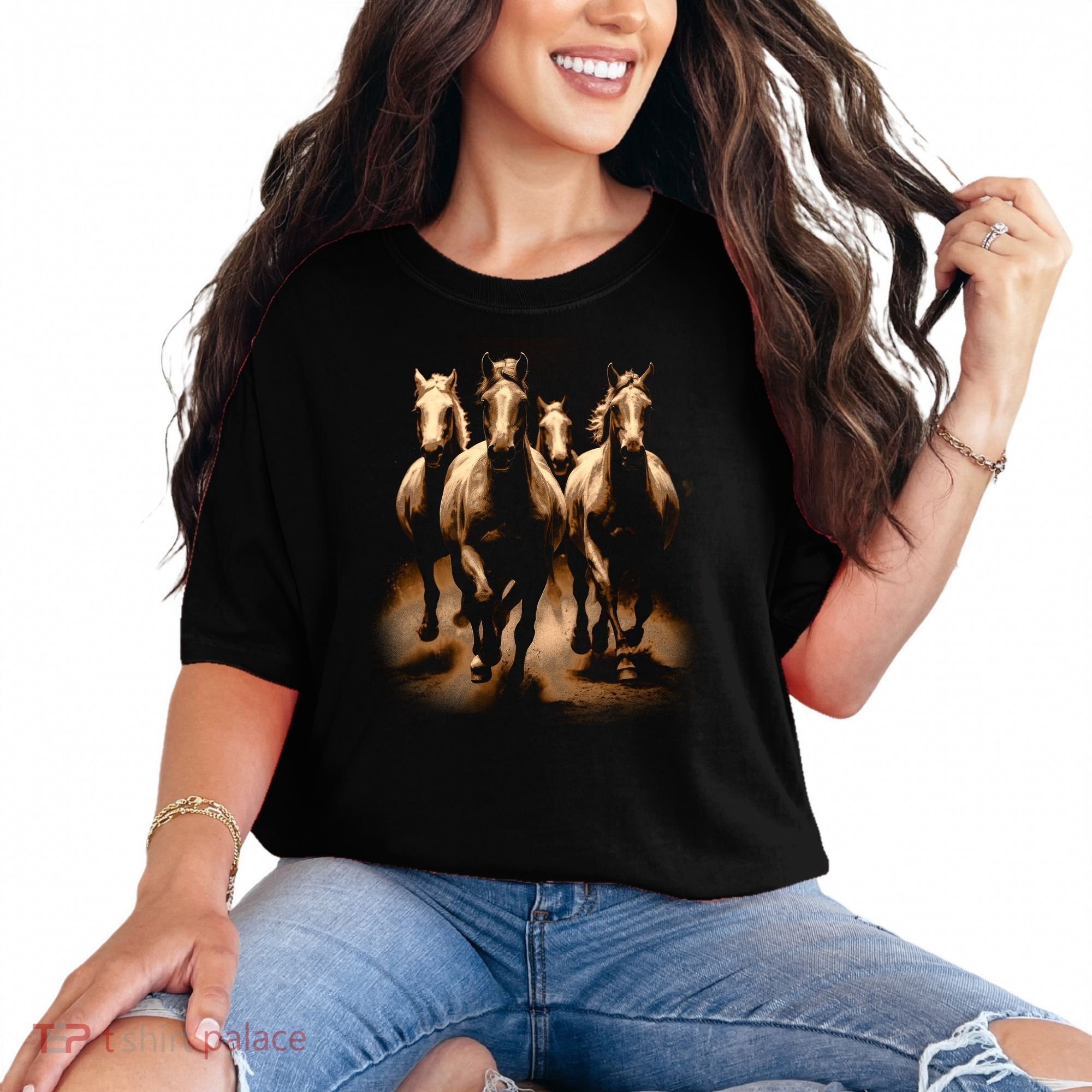 Herd Of Horses Comfort Colors T-Shirt
