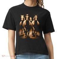 Herd Of Horses Comfort Colors Boxy T-Shirt thumb 0