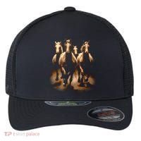 Herd Of Horses Flexfit Unipanel Trucker Cap thumb 0