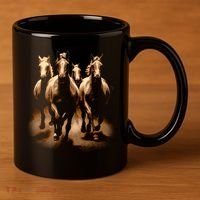 Herd Of Horses 11oz C Handle Ceramic Mug thumb 3