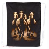 Herd Of Horses Drawstring Bag thumb 0