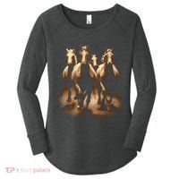 Herd Of Horses Women's Perfect Tri Tunic Long Sleeve Shirt thumb 0