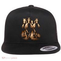 Herd Of Horses Flat Bill Trucker Hat thumb 0