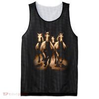Herd Of Horses Mesh Reversible Basketball Jersey Tank thumb 0