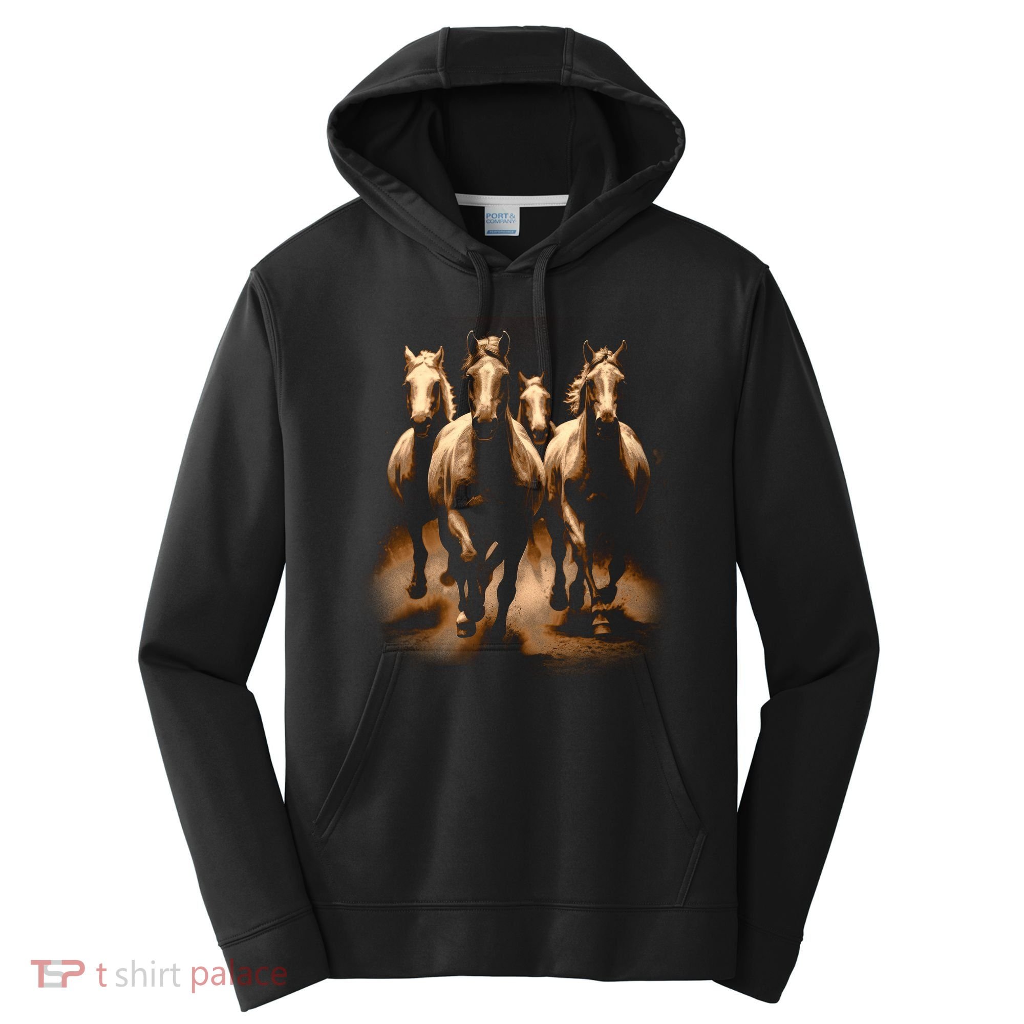 Herd Of Horses Performance Fleece Hoodie