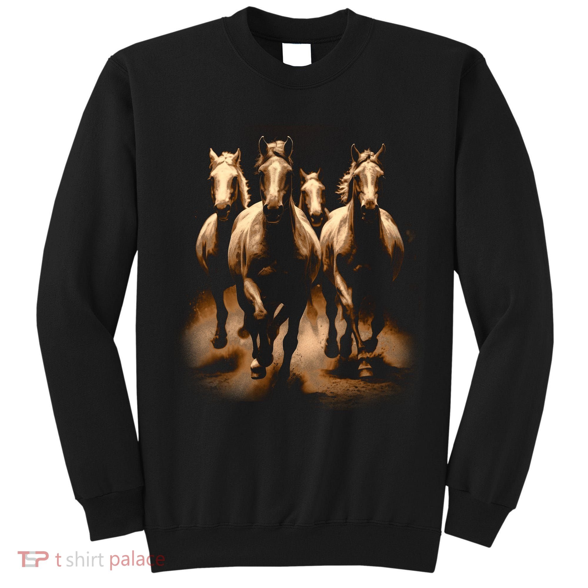 Herd Of Horses Tall Sweatshirt