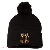 Herd Of Horses Pom Pom 12in Knit Beanie thumb 0
