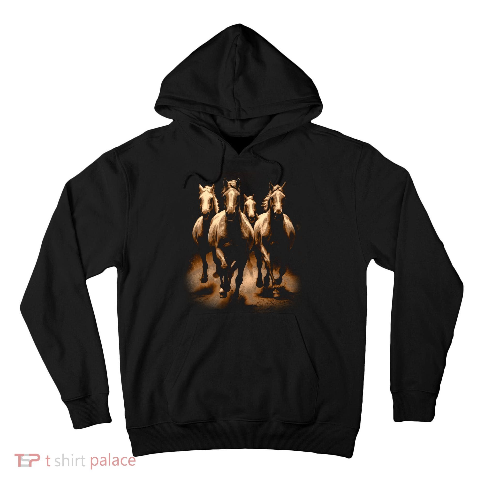 Herd Of Horses Tall Hoodie