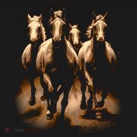 Herd Of Horses Tall Hoodie thumb 2