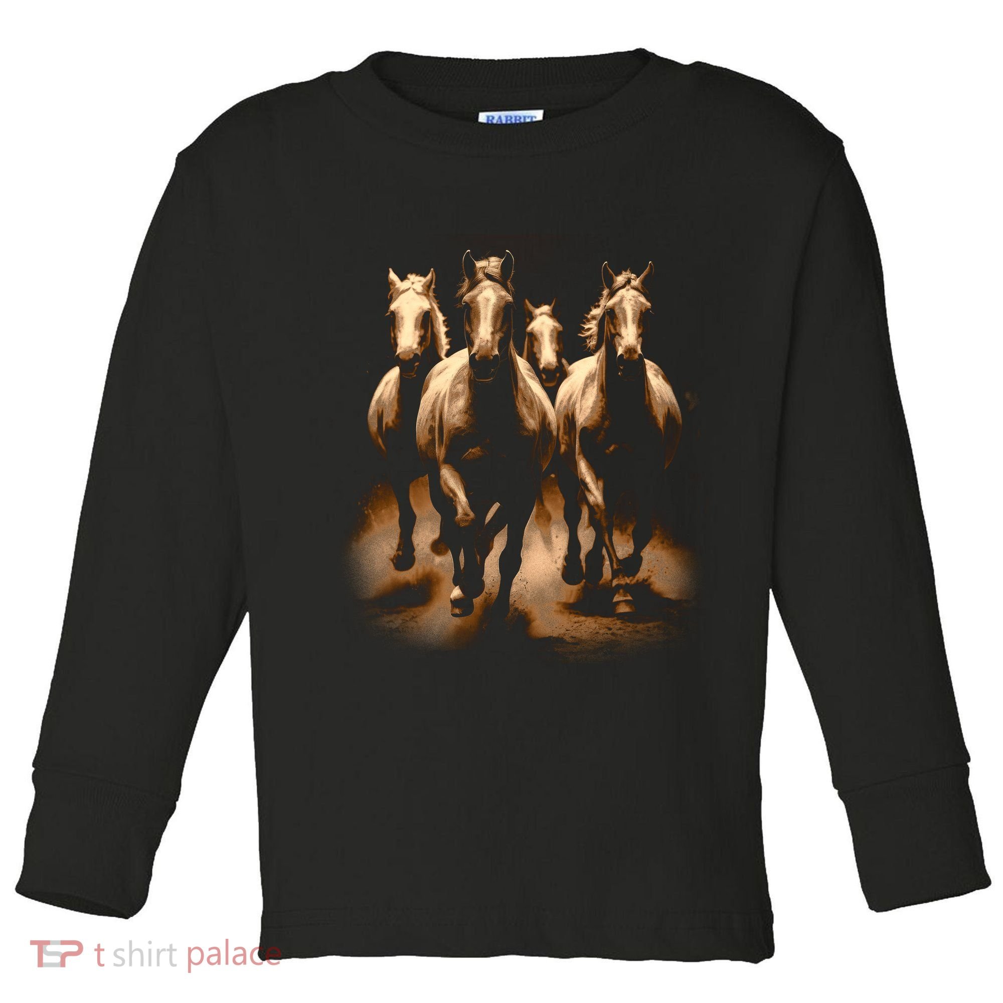Herd Of Horses Toddler Long Sleeve Shirt