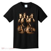 Herd Of Horses Kids T-Shirt thumb 0