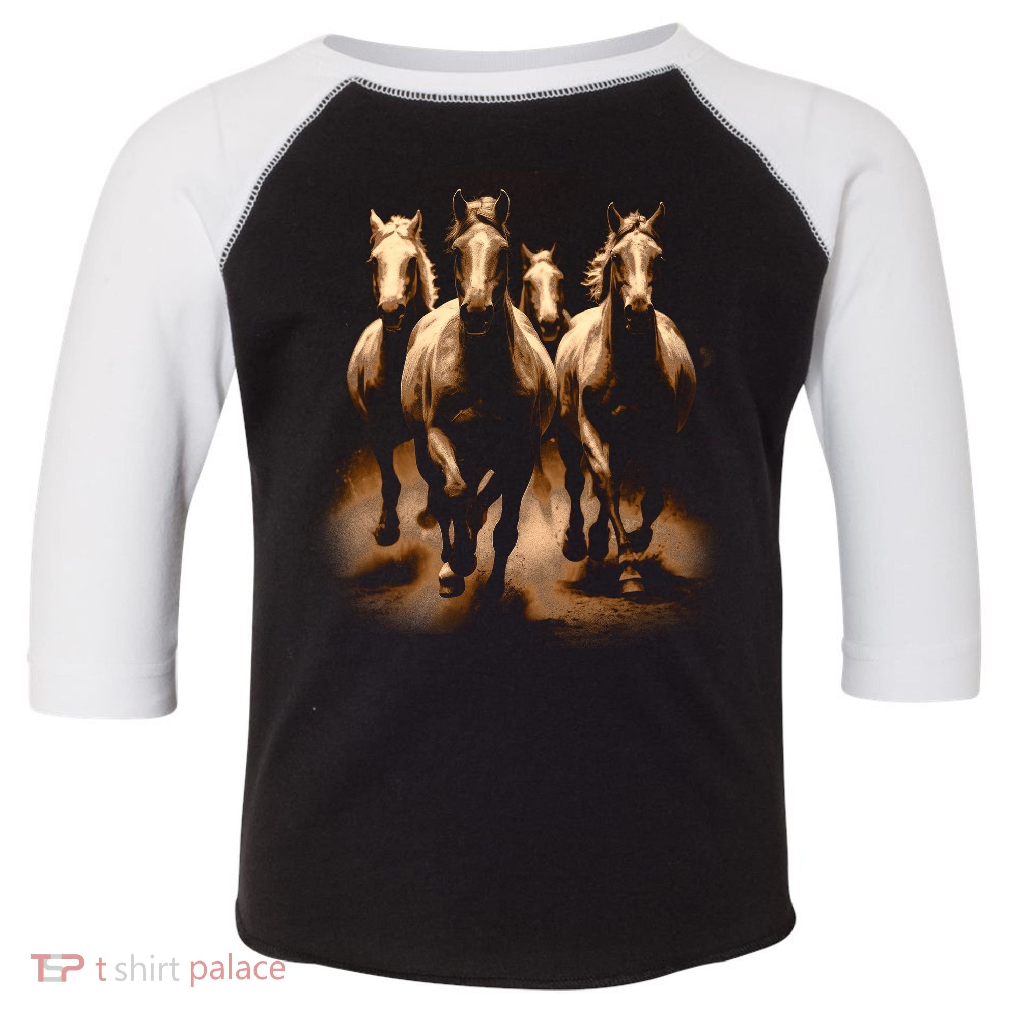 Herd Of Horses Toddler Fine Jersey T-Shirt