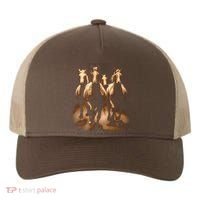 Herd Of Horses Yupoong Adult 5-Panel Trucker Hat thumb 0