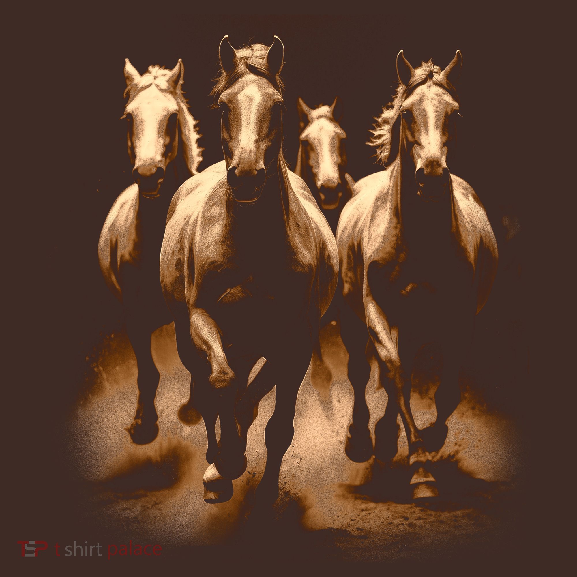 Herd Of Horses Baby Bodysuit