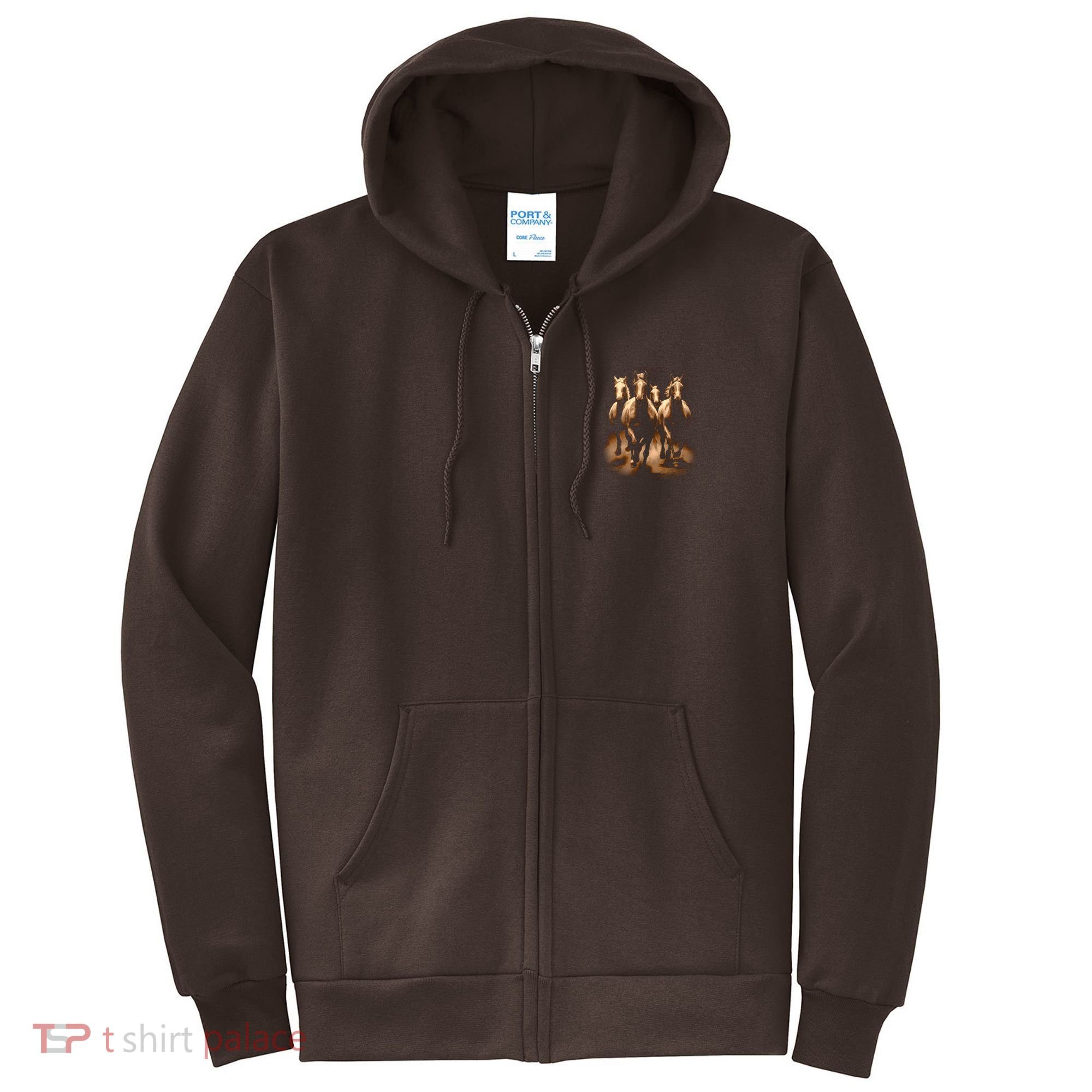 Herd Of Horses Full Zip Hoodie