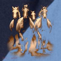 Herd Of Horses Raglan Baseball Sleeve Shirt thumb 2