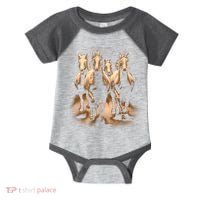Herd Of Horses Infant Baby Jersey Bodysuit thumb 0