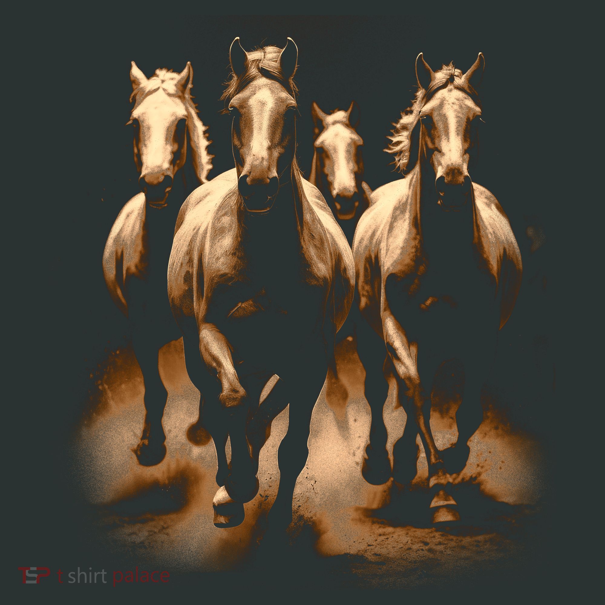 Herd Of Horses Infant Baby Jersey Bodysuit