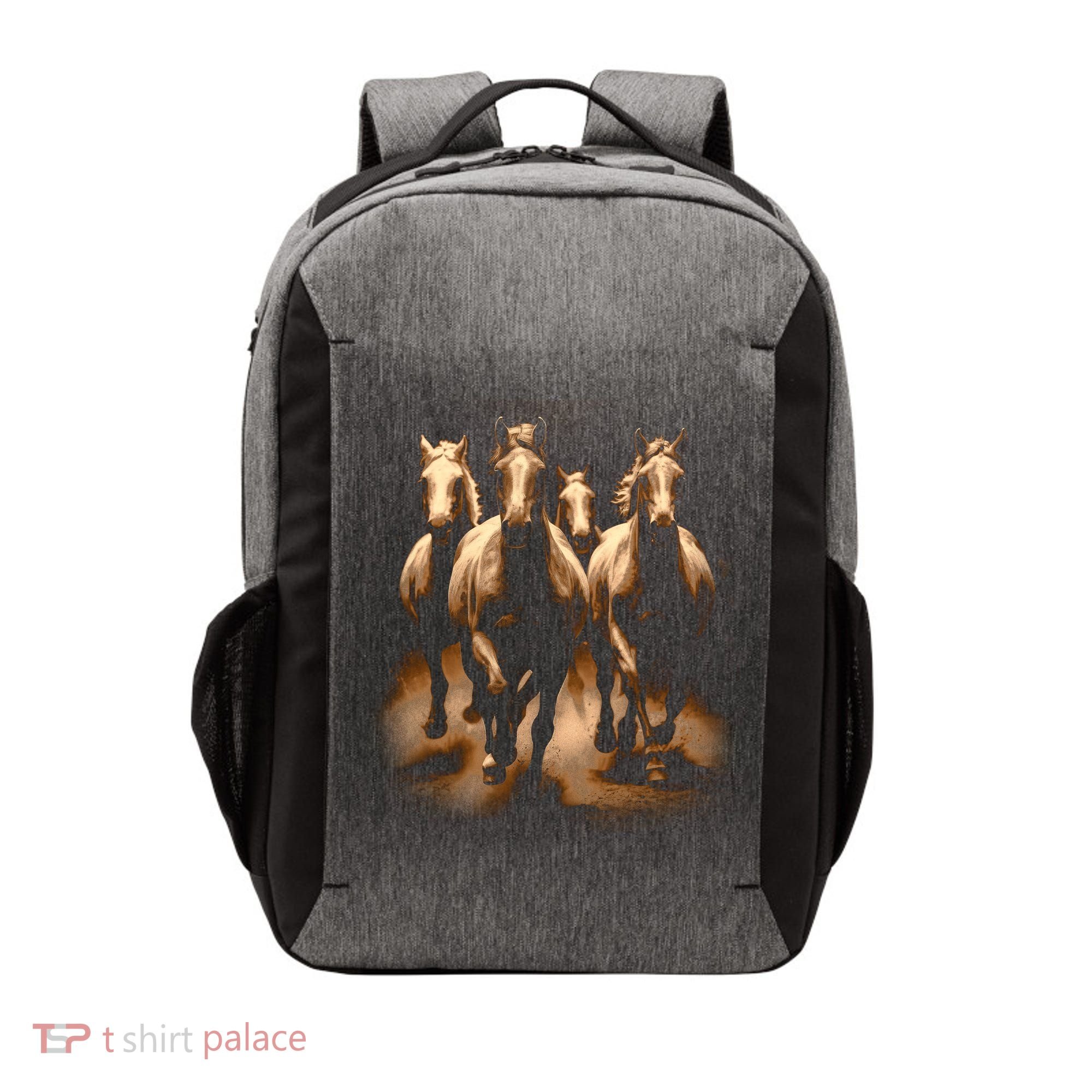 Herd Of Horses Vector Backpack