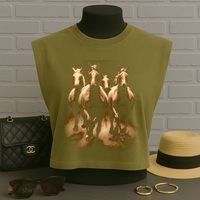 Herd Of Horses Garment-Dyed Women's Muscle Tee thumb 3